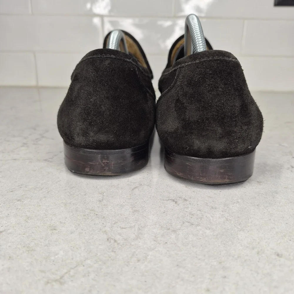 Church's Black Suede Horsebit Loafers Men's UK 12 / US 13 England‎ Gucci Style